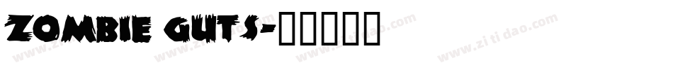 Zombie Guts字体转换